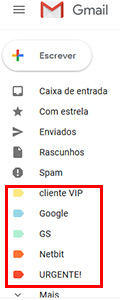 GMail busca de mensagens
