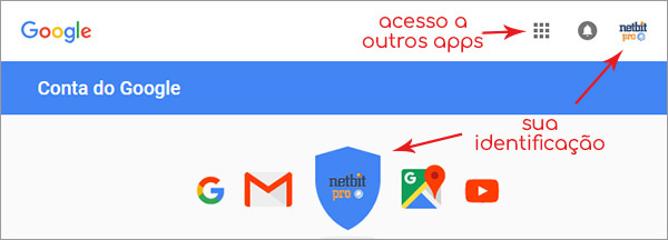 Login no Google