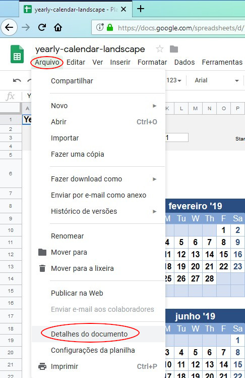 Detalhes do documento