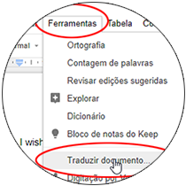 Google Docs - tradução