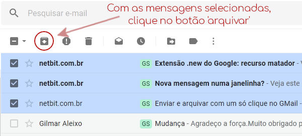 Melhorando o gerenciamento de mensagens no GMail
