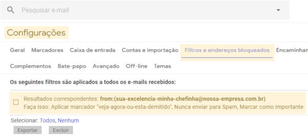 Melhorando o gerenciamento de mensagens no GMail