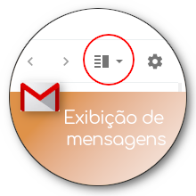 Exibição de mensagens no GMail