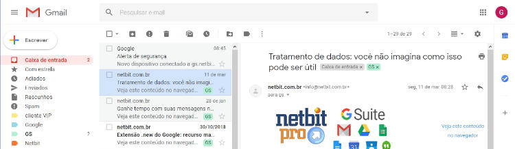 Painel com divisão vertical