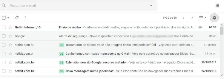 Exibição de com densidade regular