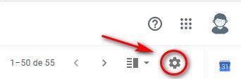 Configurações do GMail (antiga)