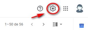 Configurações do GMail (nova)