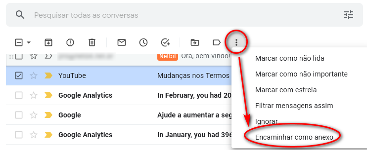 GMail - enviar como anexo