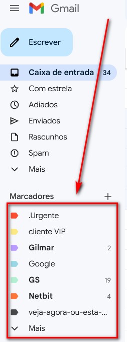 GMail marcadores 01